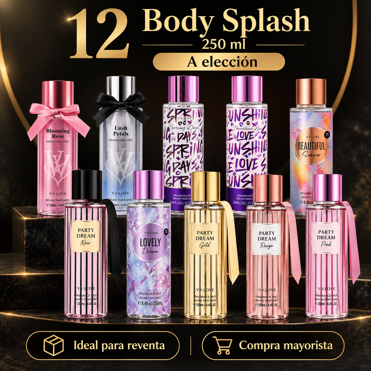 12 Body Splash 250ML - V.V. Love