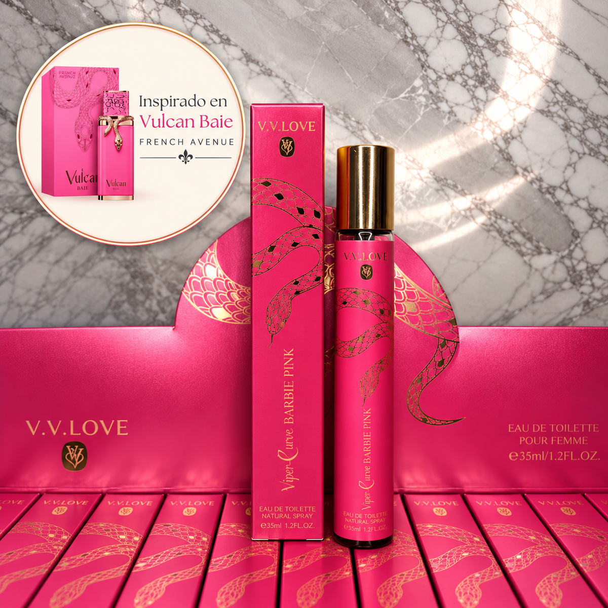 Viper Curve Barbie Pink EDT 35ML - V.V. Love