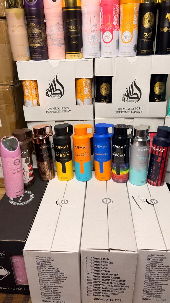 Caja 12 Spray Árabes 200ml Armaf