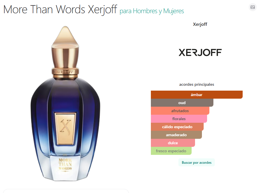 More Than Words EDP 2ML - Xerjoff