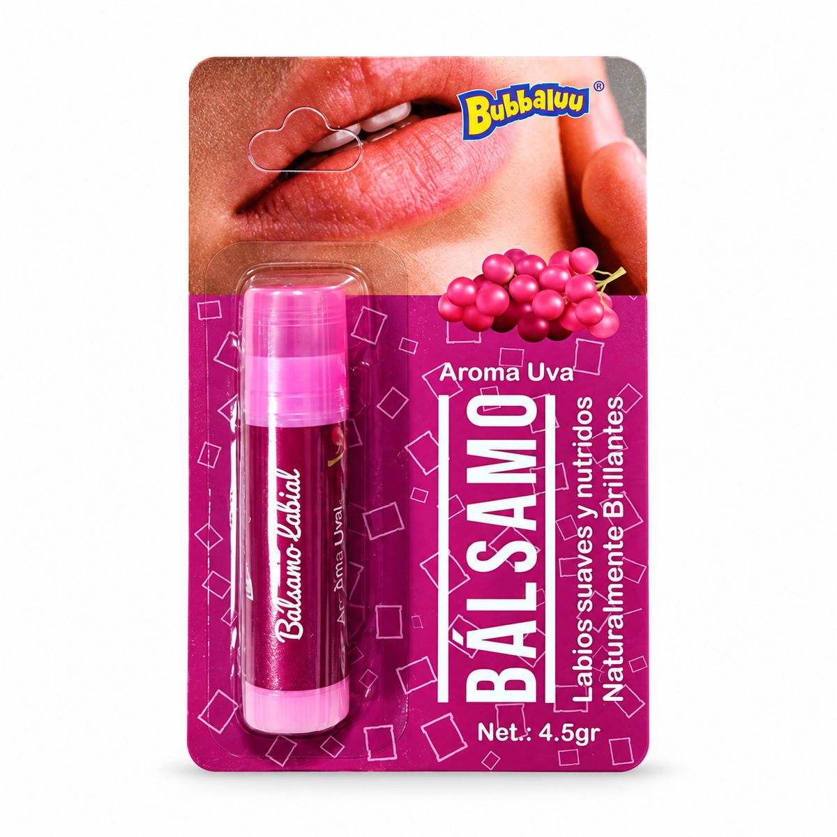 Bálsamo Labial Uva 4.5gr - Bubbaluu