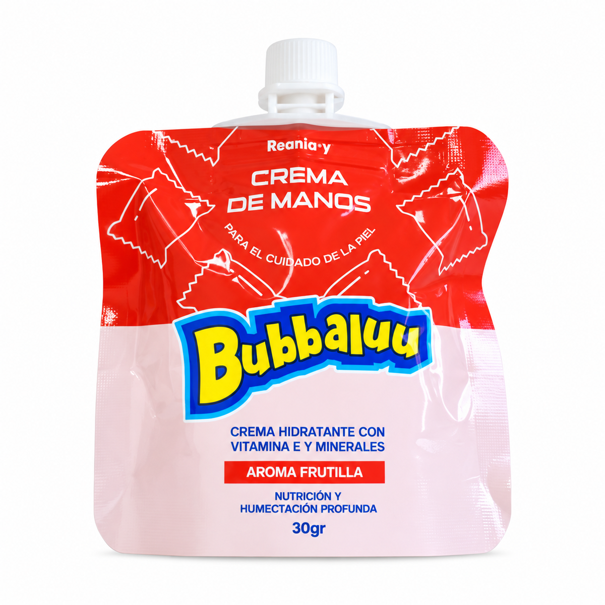 Crema de manos Frutilla 30ml - Bubbaluu