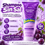 Shampoo Antifrizz Uva 350ml - Bubbaluu