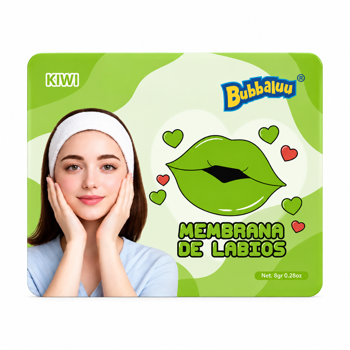 Membrana de Labios Kiwi - Bubbaluu