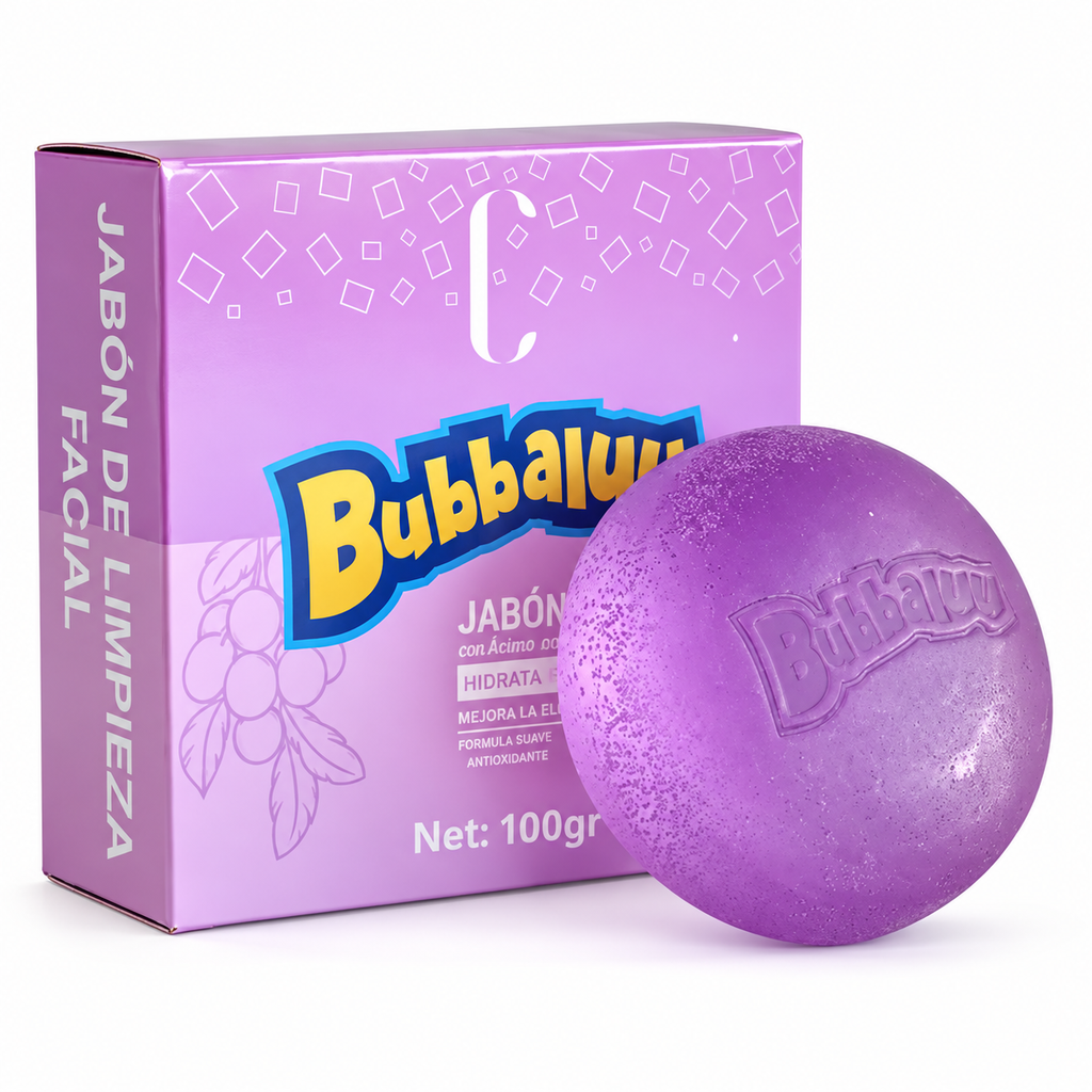 Jabon Facial Uva 100gr - Bubbaluu