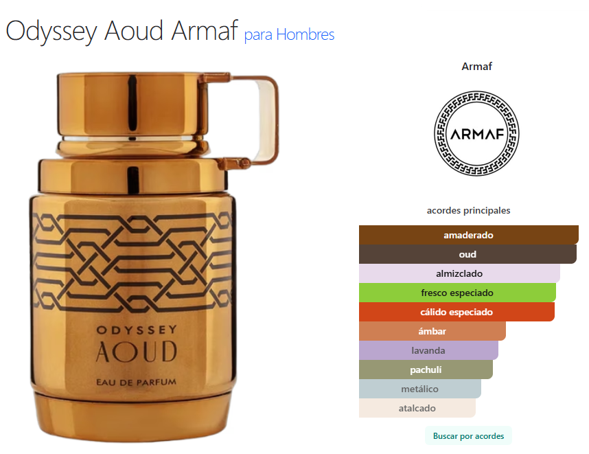 Odyssey Aoud EDP 100ml - Armaf