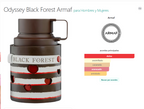 Odyssey Black Forest EDP 100ml - Armaf