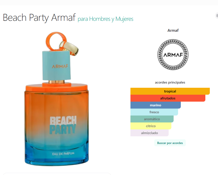 Beach Party EDP 100ml - Armaf