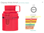 Odyssey Artisto EDP 100ml - Armaf