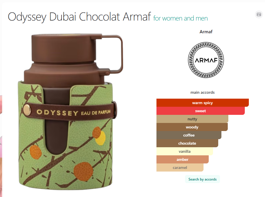Odyssey Dubai Chocolat EDP 100ml - Armaf