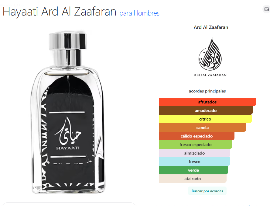Hayaati EDP 50ml - Ard Al Zaafaran