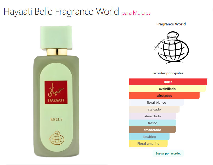 Hayaati Belle EDP 50ml - Fragrance World