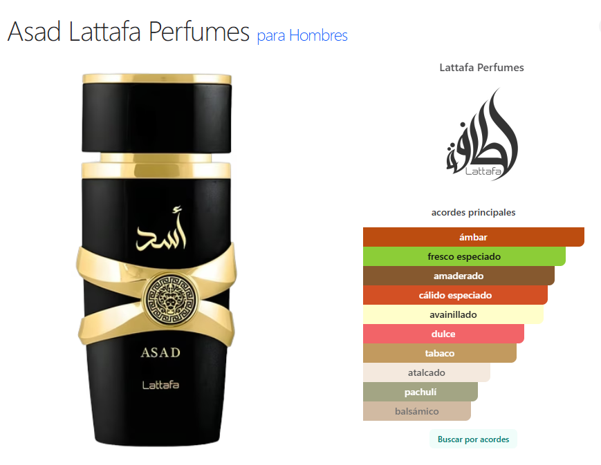 Perfume Spray Lattafa Asad 200ml