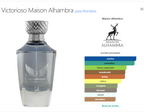 Victorioso EDP 100ml - Maison Alhambra