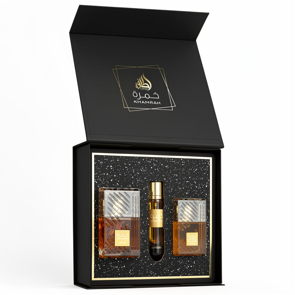Set Khamrah EDP 100 ML + 12 ML + Hair Mist 50 ML